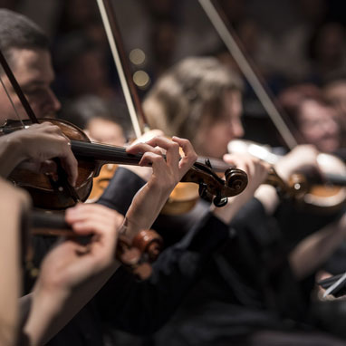 Orchestra Lumos consists of 65 musicians, all of whom are members of professional musicians’ unions. It is the only fully professional orchestra in southern Connecticut.